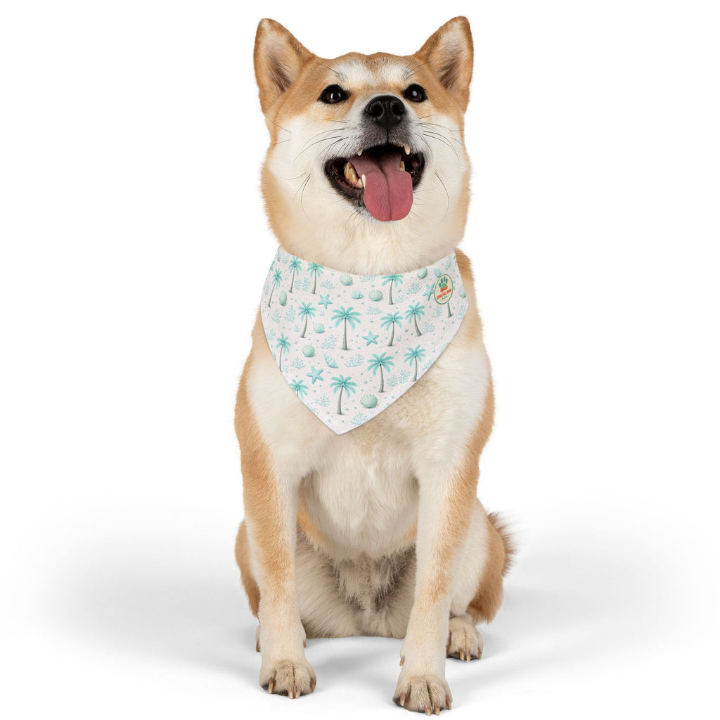 Aqua Palm Trees Bandana