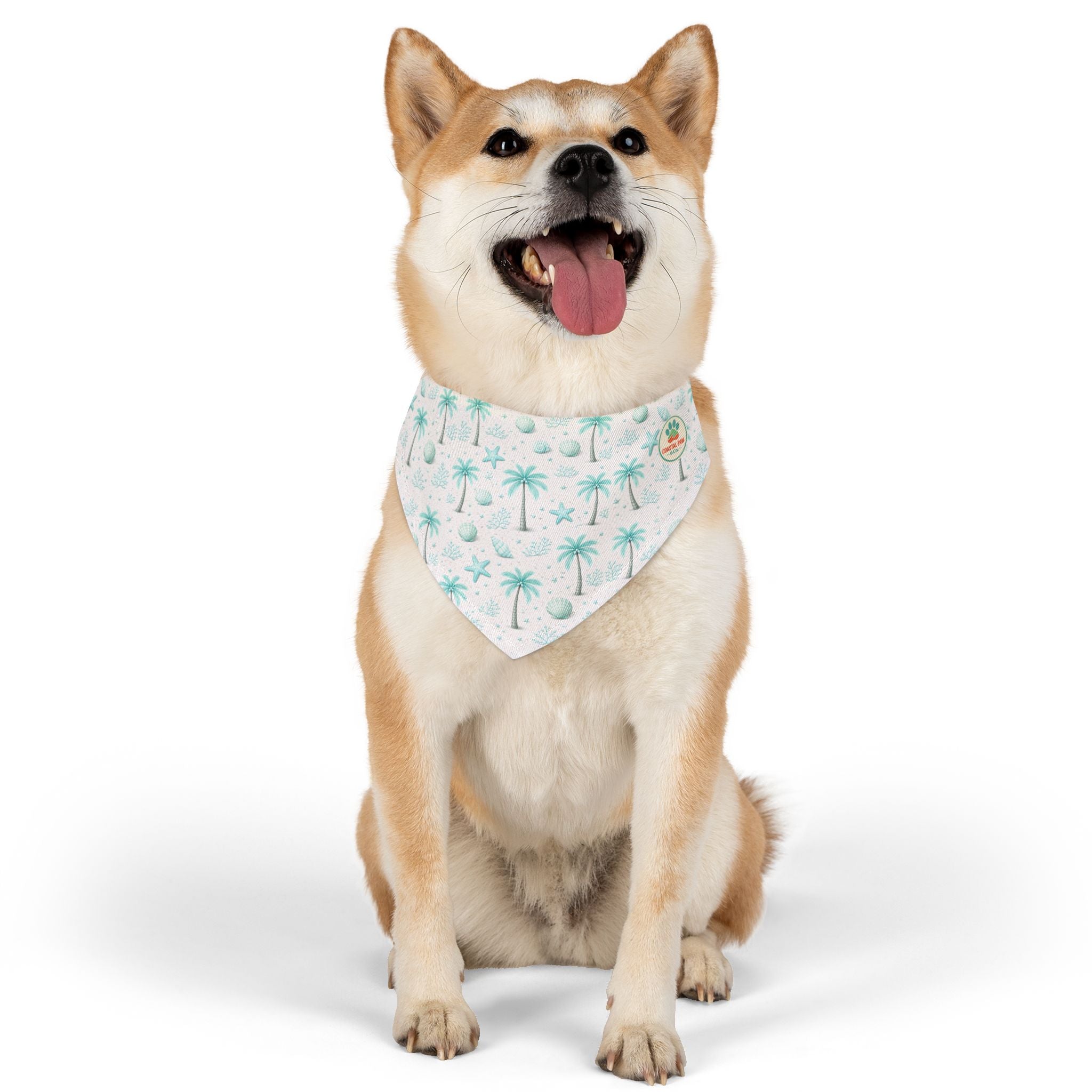 Aqua Palm Trees Bandana