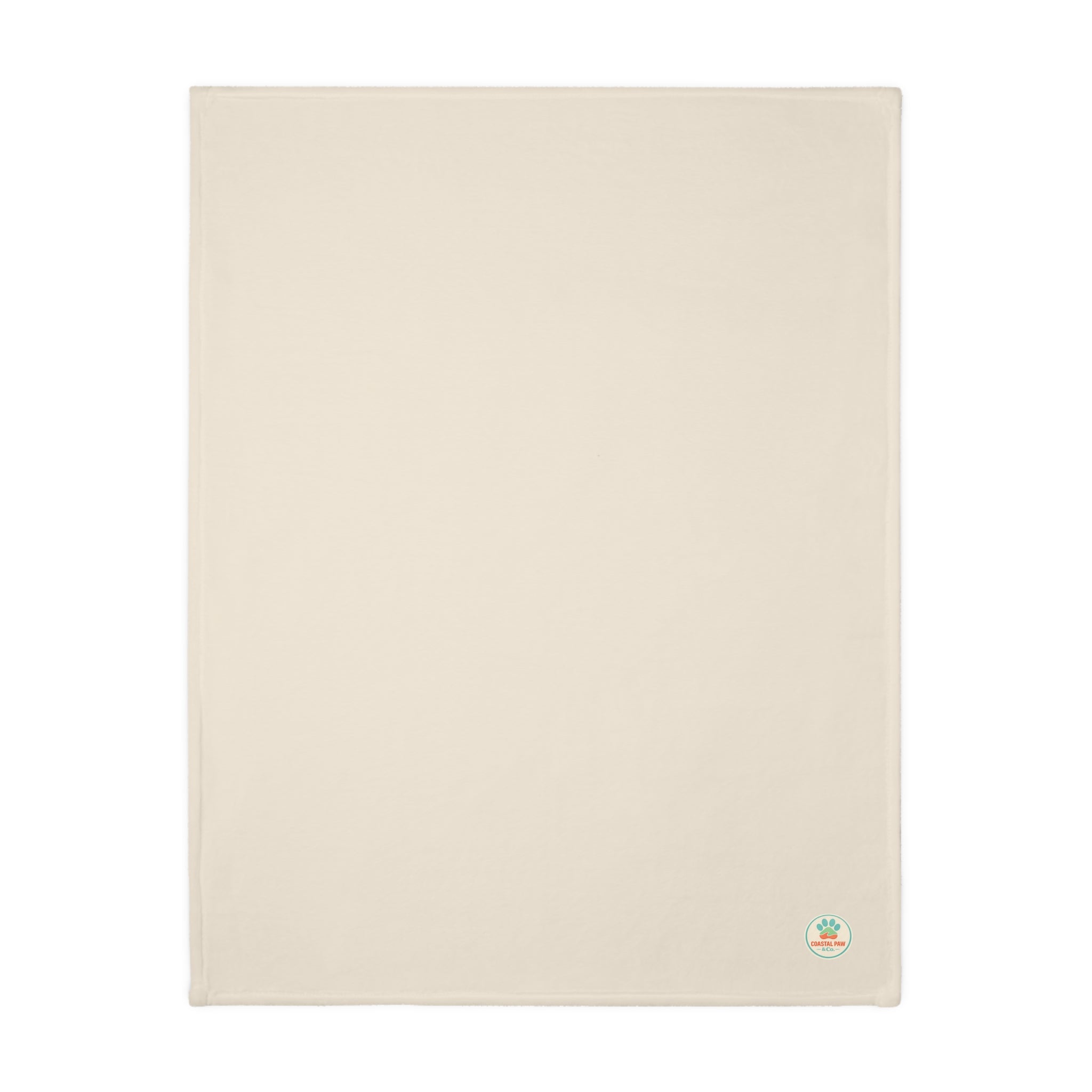 Teal Palm Pattern Blanket | Velveteen Microfiber Two-Sided Throw