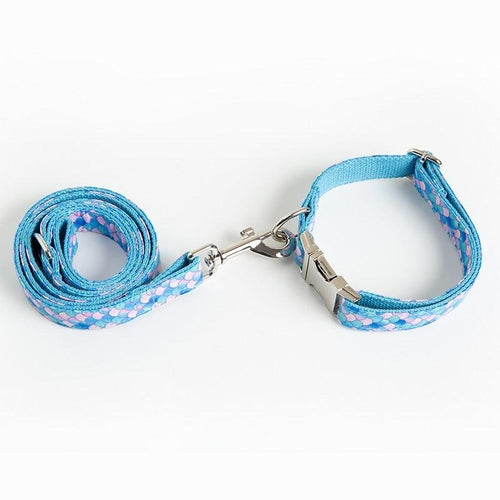 Mermaid Magic Pet Collar & Leash Set