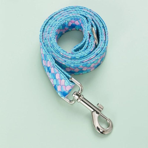 Mermaid Magic Pet Collar & Leash Set