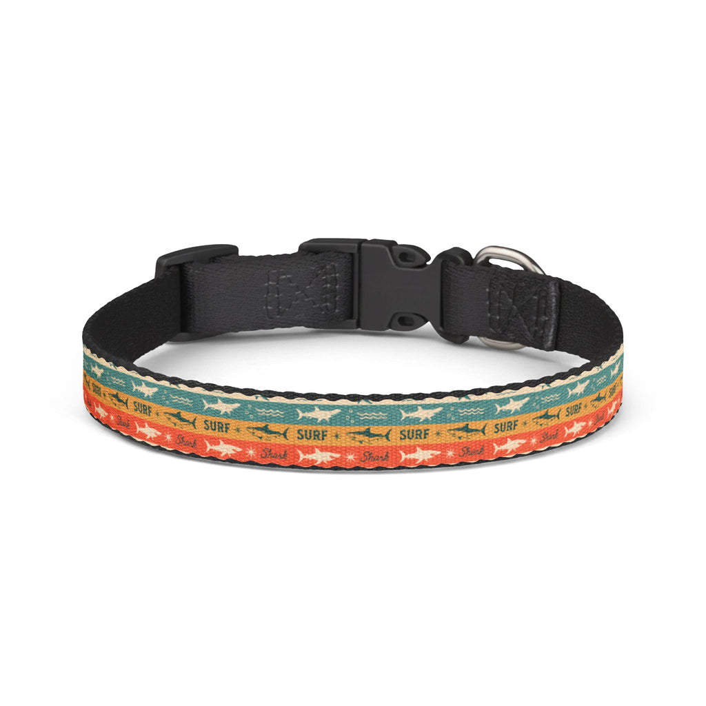 Retro Surf Shark Clip-on Pet Collar