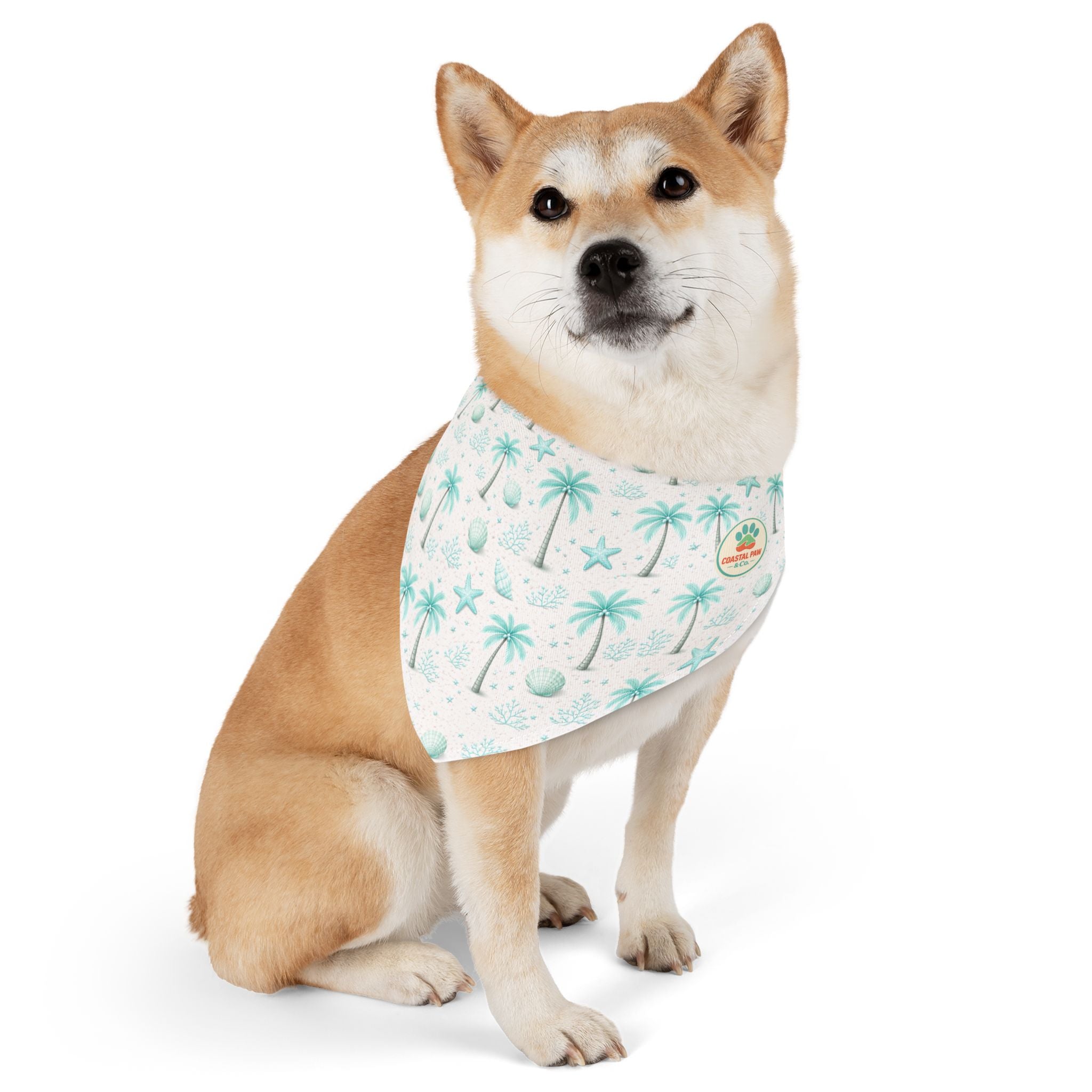 Aqua Palm Trees Bandana