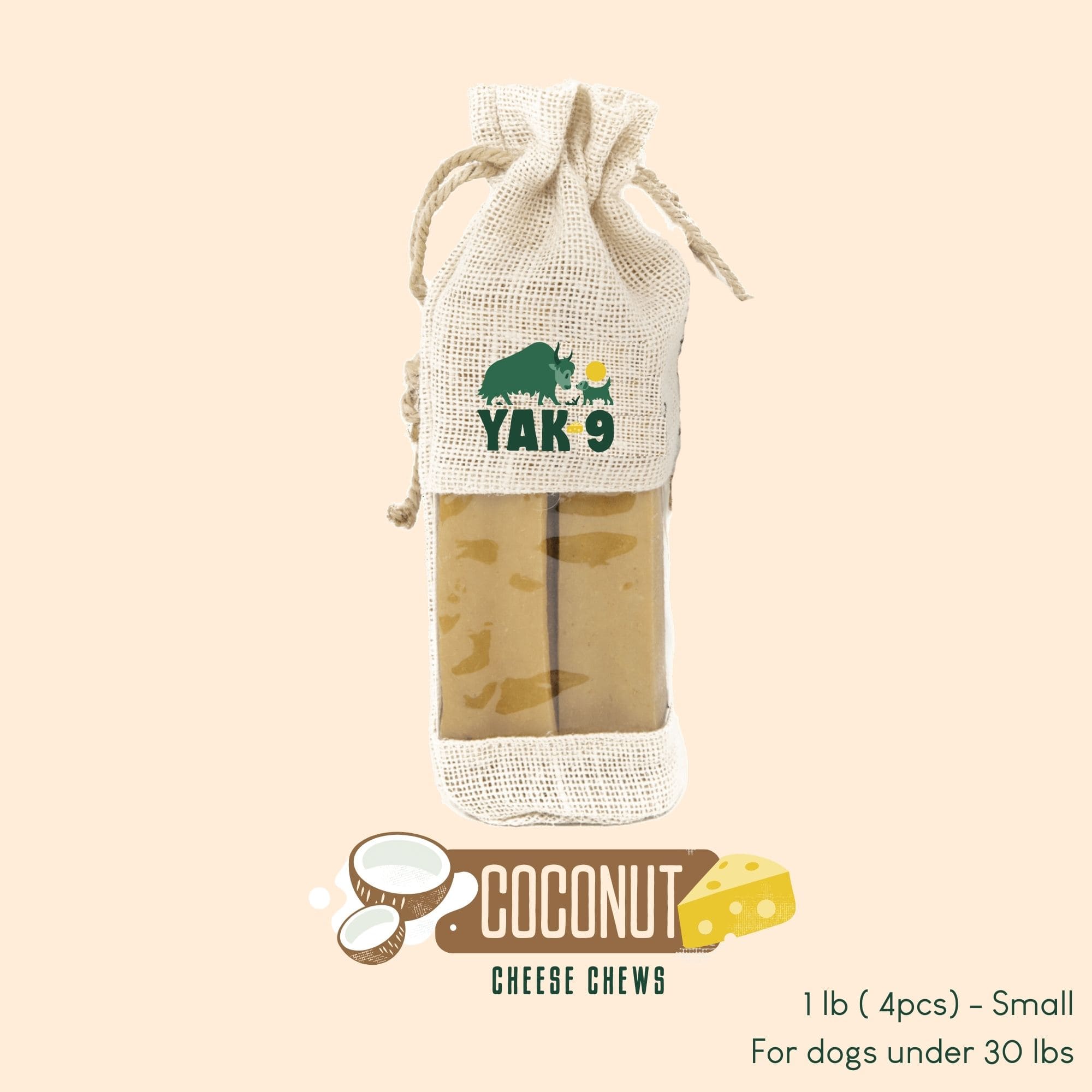 Coconut Cheese Chews for Dogs