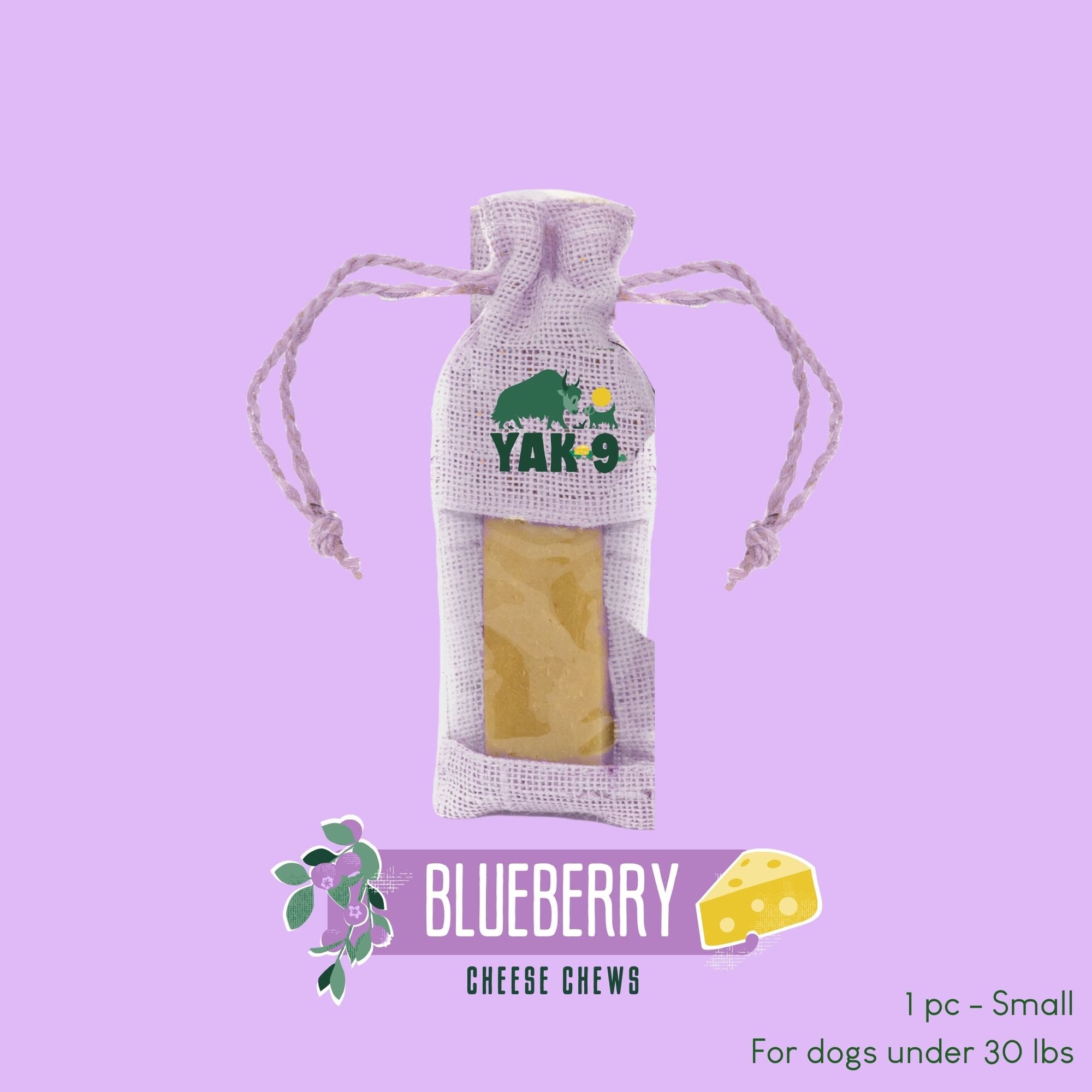 Blueberry Cheese Chews for Dogs