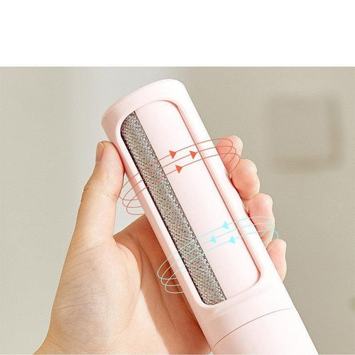 2-In-1 Pet Hair Remover: Portable Self-Cleaning Brush For Effortless - Coastal Paw & Co