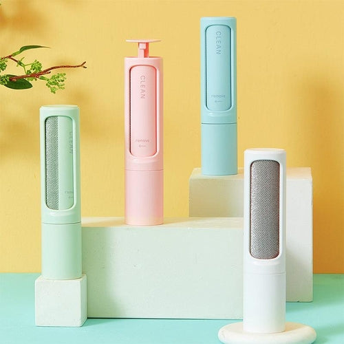 2-In-1 Pet Hair Remover: Portable Self-Cleaning Brush For Effortless - Coastal Paw & Co