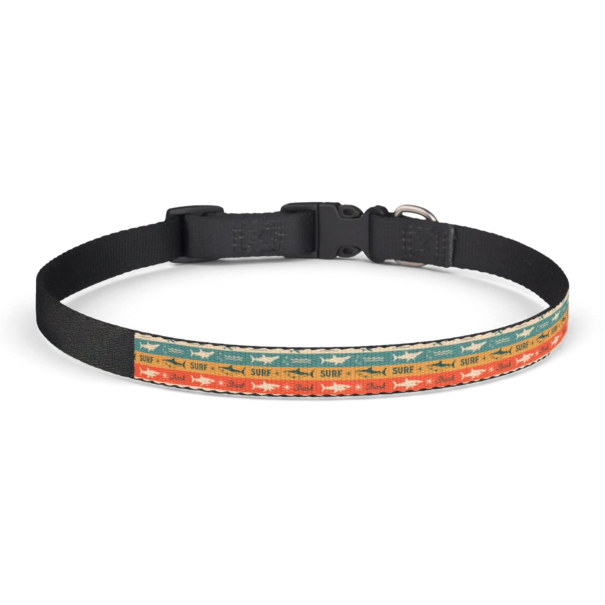 Retro Surf Shark Clip-on Pet Collar