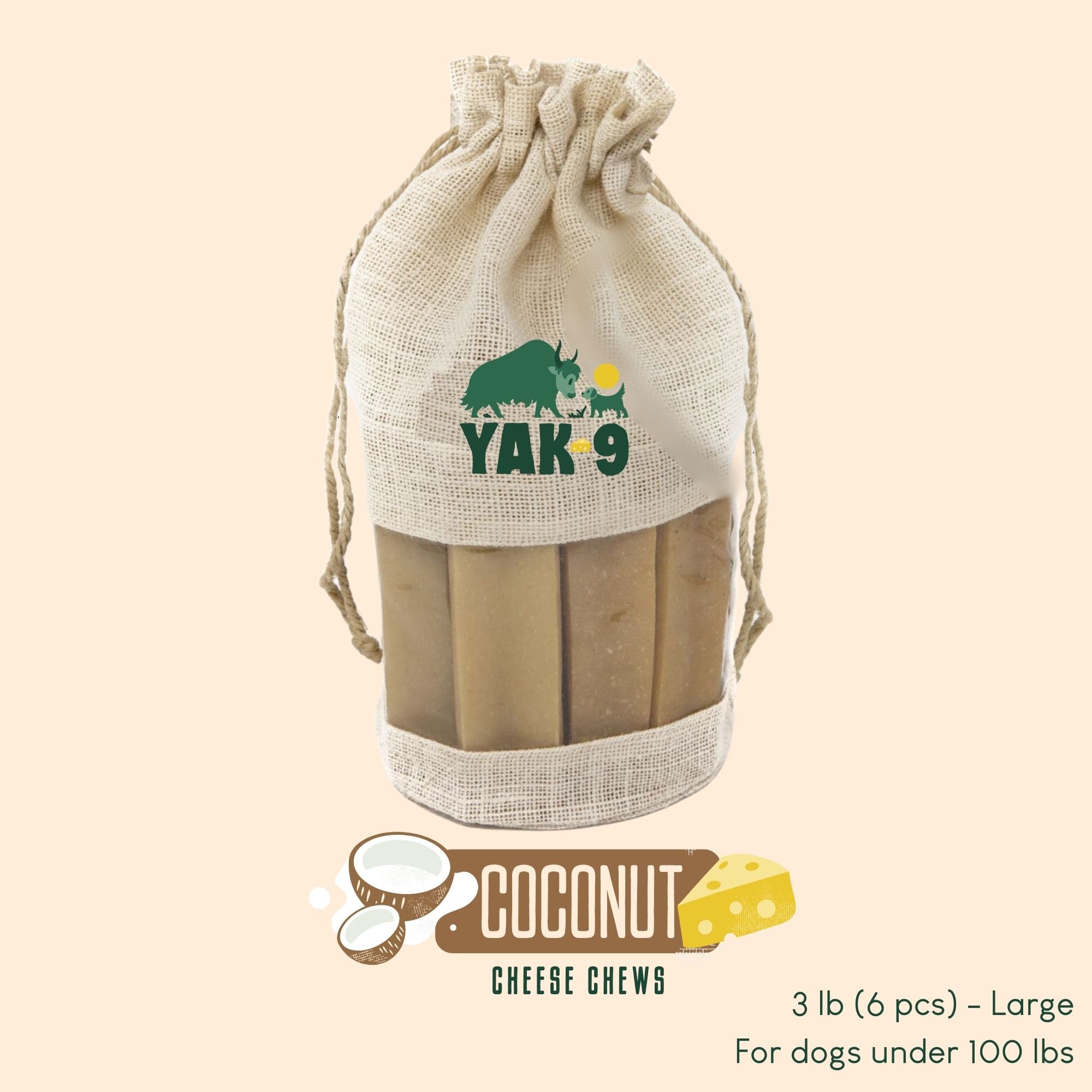 Coconut Cheese Chews for Dogs