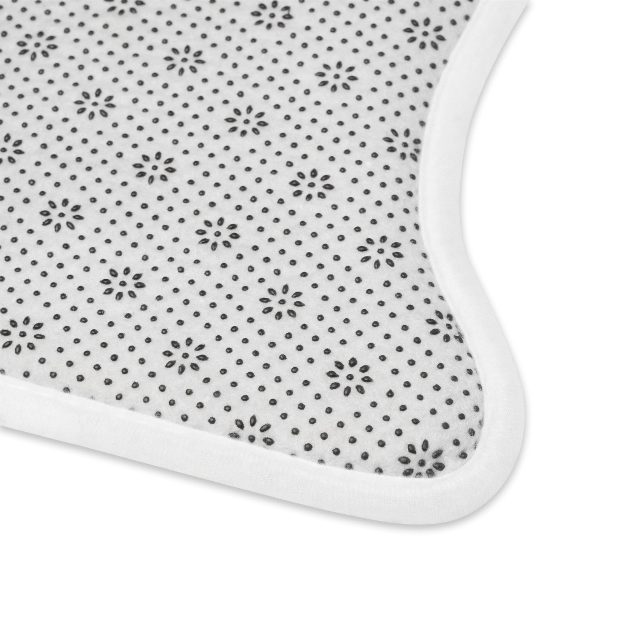 Retro Surf Sharks Pet Feeding Mat | Bone-Shaped Placemat for Pets