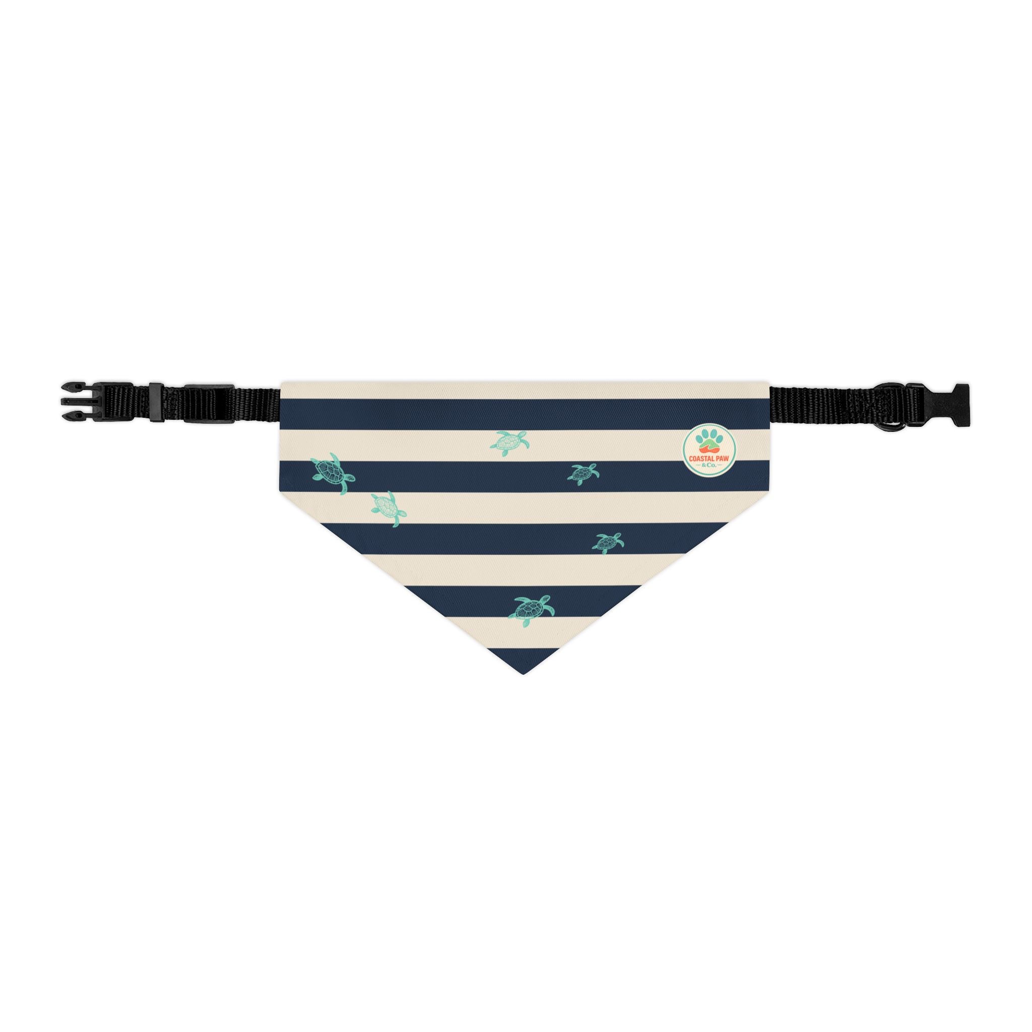 Sea Turtle Coastal Bandana Collar