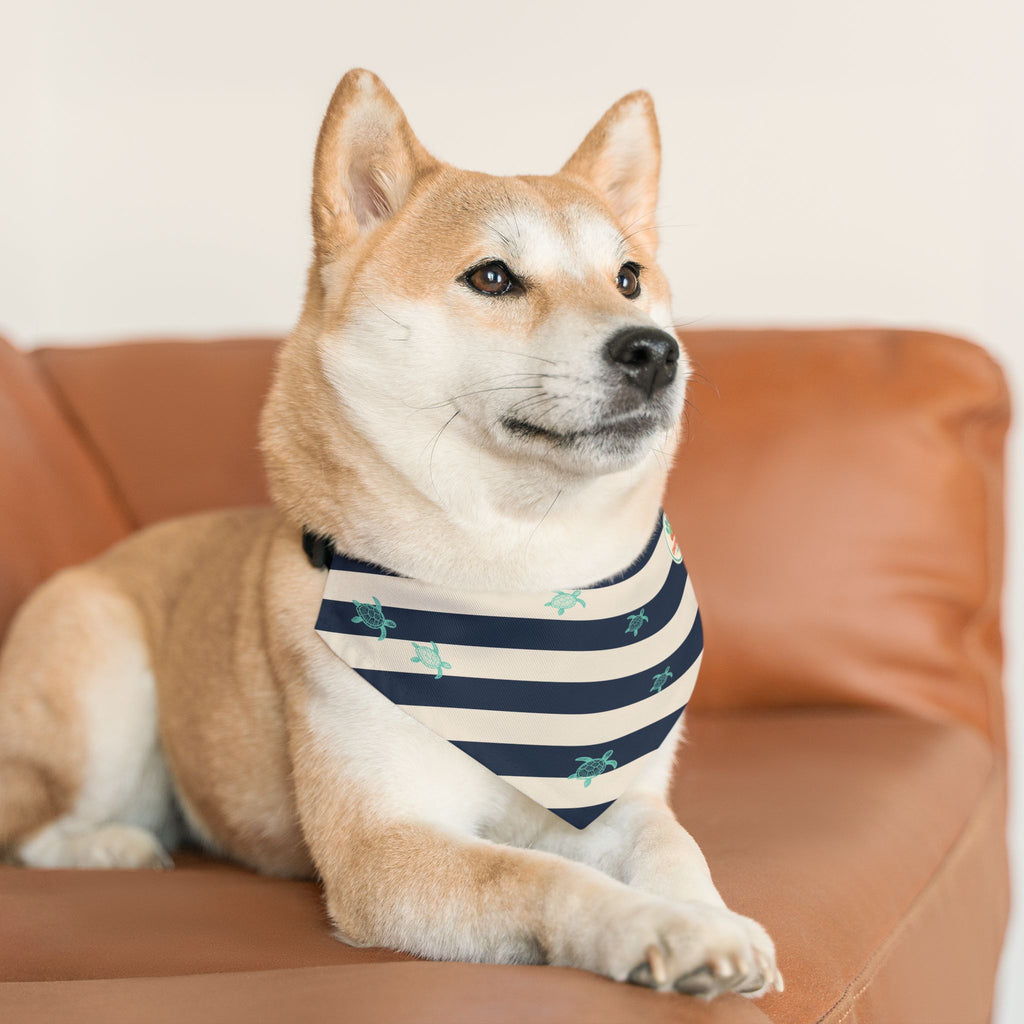 Sea Turtle Coastal Bandana Collar