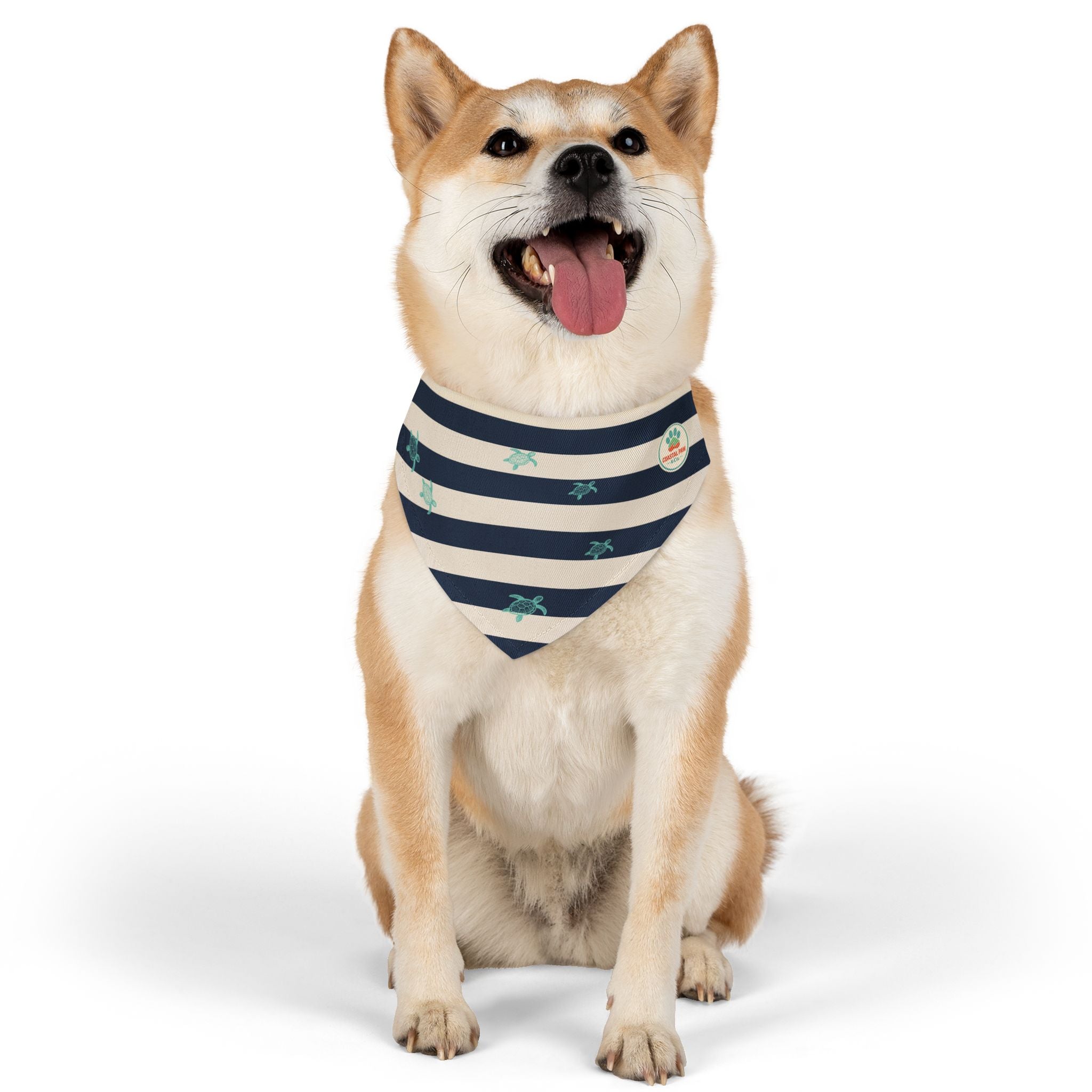 Sea Turtle Coastal Bandana Collar