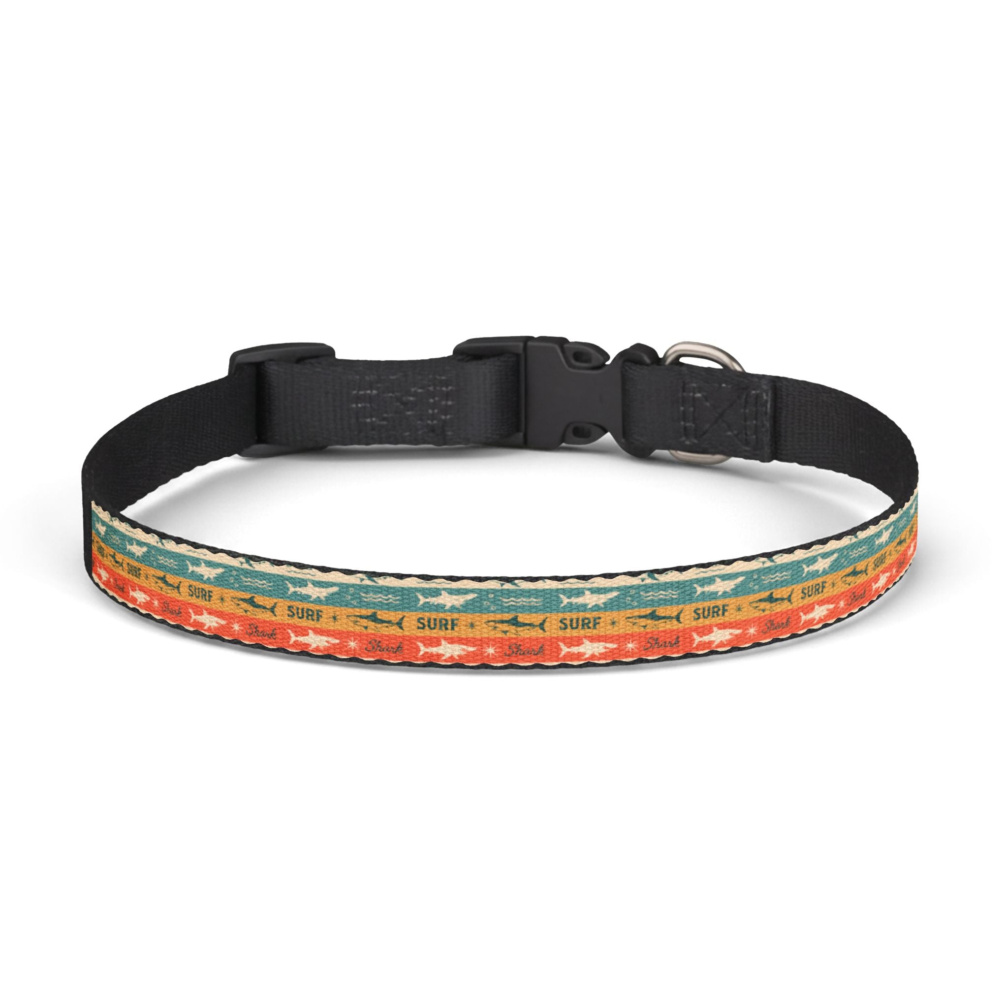 Retro Surf Shark Clip-on Pet Collar