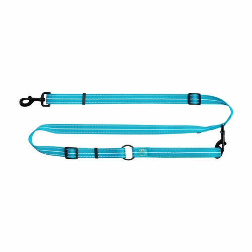 Reflective Leash - EEZY-6 Neon Blue - Coastal Paw & Co