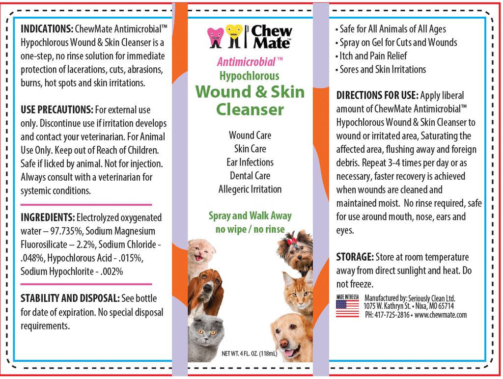 Chewmate Wound Care Antibacterial Spray
