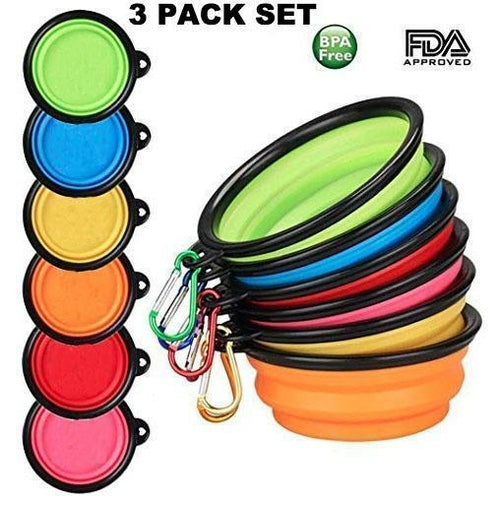 Collapsible Dog Bowls - Coastal Paw & Co